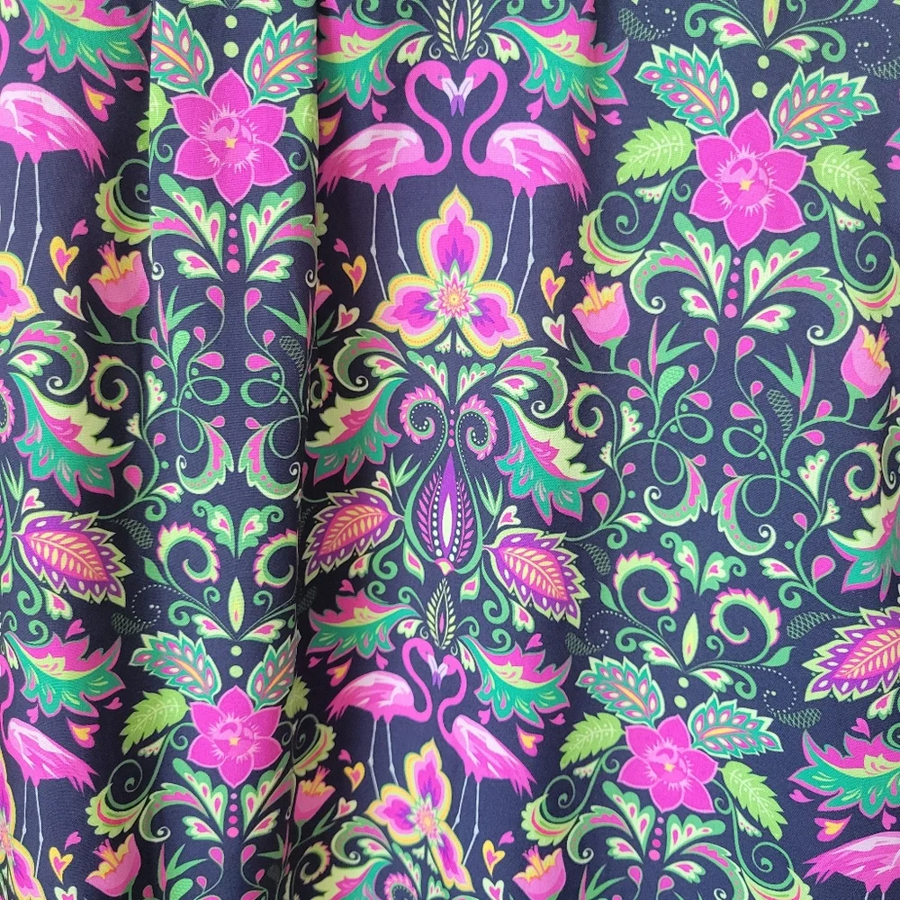 Wesc Oden Flamingo Go Wild Button Down Shirt Men's M or Women's L
